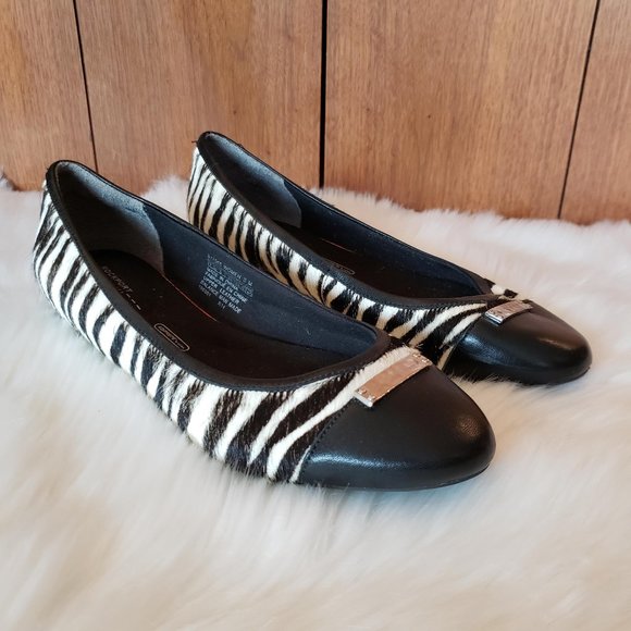 Rockport Total Motion Zebra Print Hidden Wedge 7.5 - Picture 2 of 8